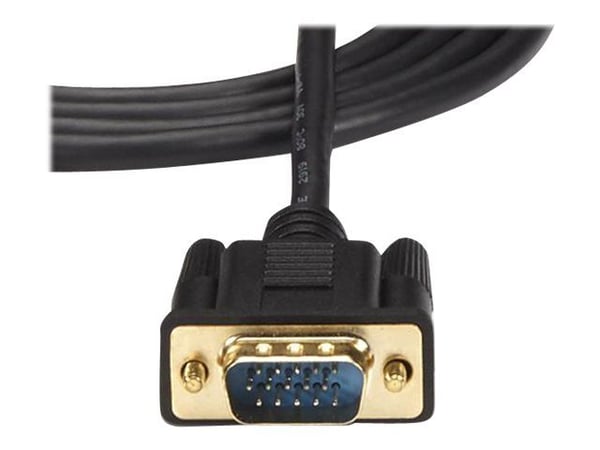 Startech HDMI to VGA Cable - 6ft 2m - 1080p - Active Conversion - HDMI to VGA Adapter Cable for Your VGA Monitor / Display (HD2VGAMM6) - Adapterkab...
