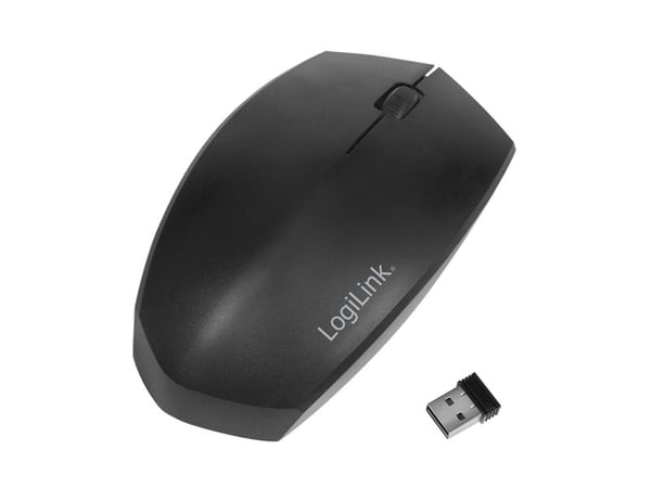 LogiLink ID0191, Optinen, Bluetooth, 1200 DPI, Musta