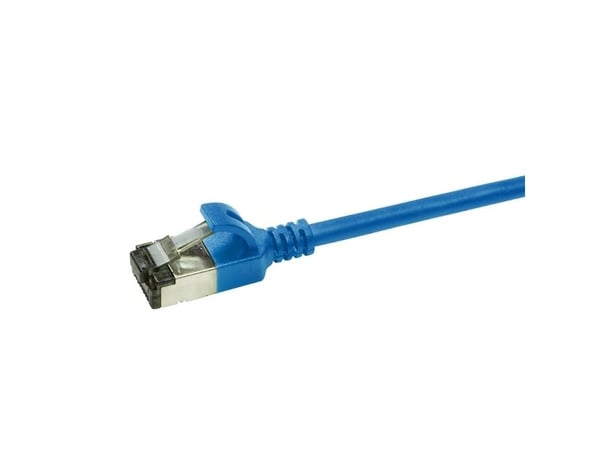 LogiLink CQ9026S, 0,5 m, Cat6a, U/FTP (STP), RJ-45, RJ-45, Blå