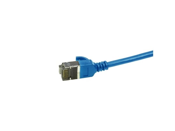 LogiLink CQ9026S, 0,5 m, Cat6a, U/FTP (STP), RJ-45, RJ-45, Blå