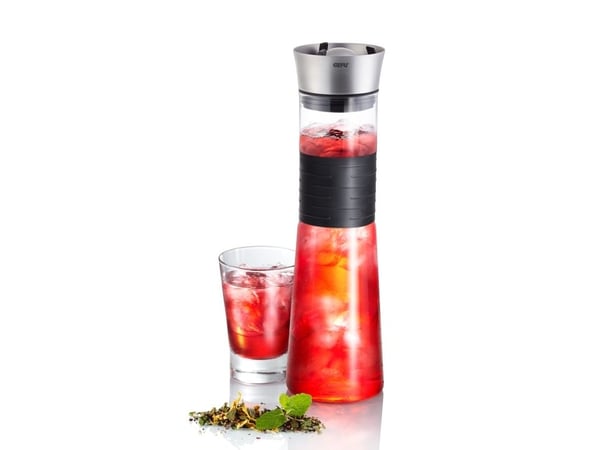 GEFU CASCADA, 1 L, Plast, Rustfritt stål, Svart, Rustfritt stål, Transparent, 90 mm, 90 mm, 303 mm