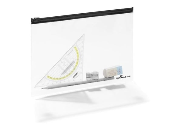 Durable 248001, Svart, Transparent, 5 styck