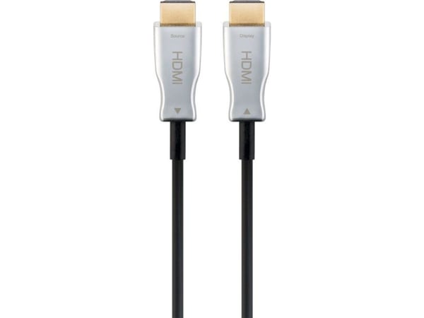 MicroConnect Premium - HDMI-kabel med Ethernet - HDMI hann til HDMI hann - 40 m - hybridkobber / fiberoptikk - svart - aktiv optisk hybridkabel, st...