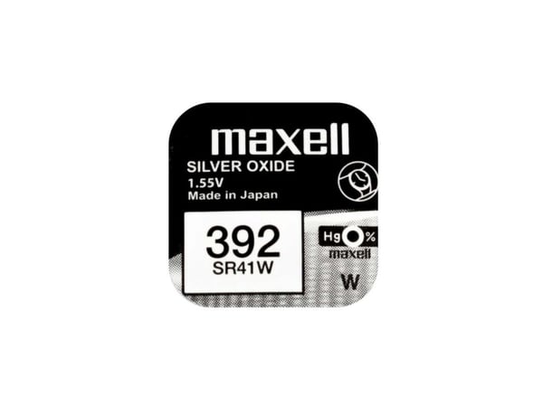 Maxell SR 41W - Batteri 10 x SR41W - Zn/Ag2O - 39 mAh