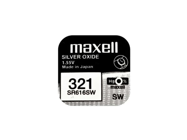 Maxell SR 616SW - Batteri 1 x SR616SW - Zn/Ag2O