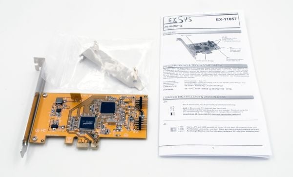 EXSYS EX-11057, PCIe, USB 2.0, Taiwan, CE, FCC, 0,48 Gbit/s, 0 - 55 °C