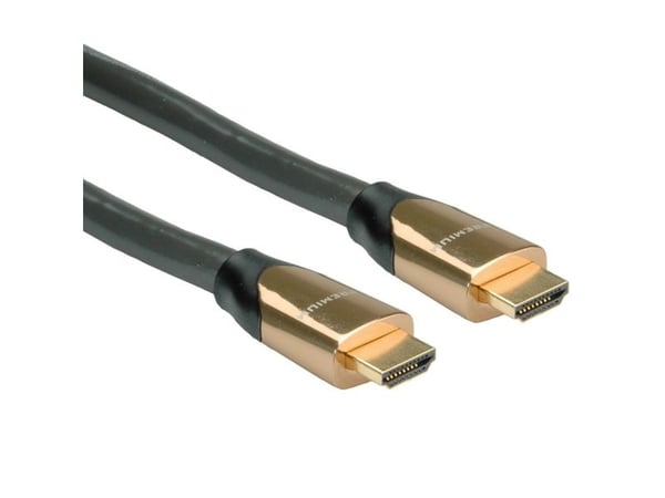 ROLINE 11.04.5805, 7,5 m, HDMI Type A (Standard), HDMI Type A (Standard), 4096 x 2160 piksler, 3D, Svart