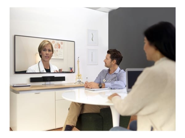 Poly Studio - Videokonferanseinnretning - Zoom Certified, Certified for Microsoft Teams - power adapter included