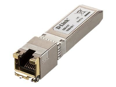 D-Link DEM 410T - SFP+ sändar/mottagarmodul - 10GbE - 10GBase-T - RJ-45 - upp till 30 m