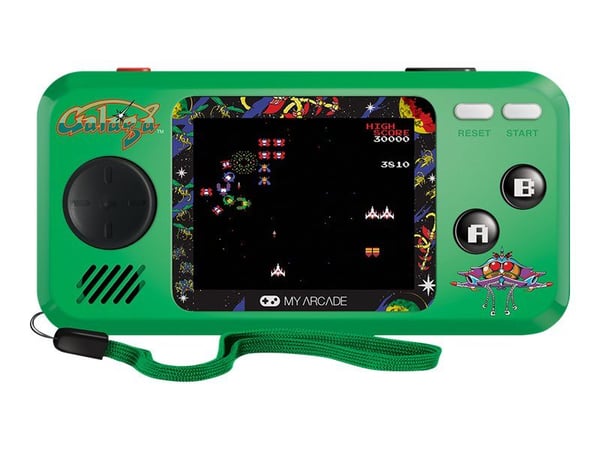 My Arcade GALAGA Pocket Player - Elektronisk spill for håndholdt - Galaga, Galaxian, Xevious