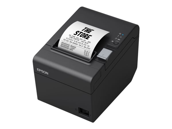 Epson TM T20III - Kvitteringsskriver - termolinje - Rull (7,95 cm) - 203 x 203 dpi - inntil 250 mm/sek - USB 2.0, seriell - kutter - svart