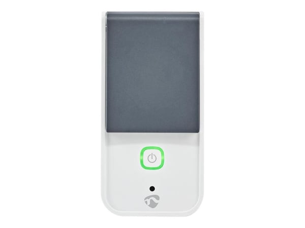 Nedis WIFIPO120FWT - Smartplugg - trådløs - Wi-Fi - 2.4 - 2.4835 GHz - hvit