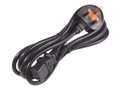 APC - Strømkabel - IEC 60320 C19 til BS 1363A (han) - 2,44 m - lajittelu - P/N: SMT2200I-AR, SMT2200R2I-AR, SMT3000I-AR, SMT3000R2I-AR, SMX3000HVTU...