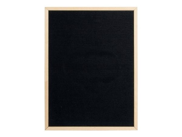 Securit® bogstavtavle til væg teakramme 60x80 cm
