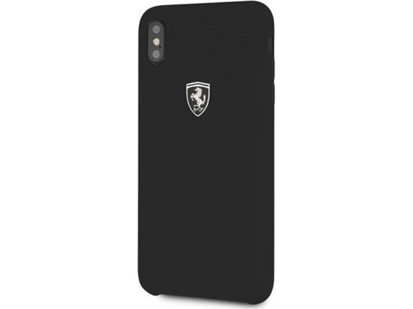 Ferrari Hard Deksel FEOSIHCI65BK iPhone Xs Max Svart/Sort Silikon Av