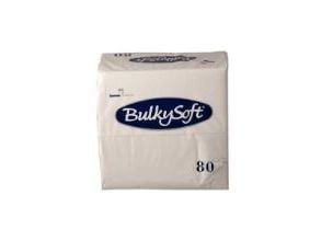 Serviet BulkySoft 33x33 cm 3-lag 1/8-Falset Hvid,80 stk/pk