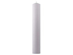Alterlys Ø70x460 mm Brændetid 122 timer Ren Stearin Hvid,6 Stk/krt