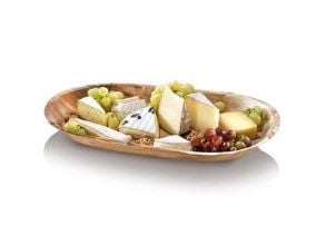 Fad 48x24x4 cm Stor Bionedbrydelig Palmeblad,5 pk x 10 stk/krt