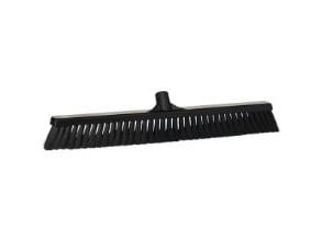 Børster og koste, Vikan Floor broom soft/stiff, sortx610mm