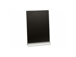 Tavle Securit A4 29x11x6 cm med Hvid tuschpen med Alu fod,6 stk/krt