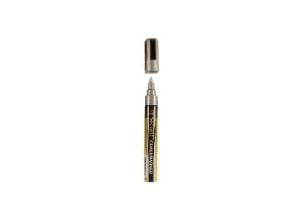 Tuschpen 1 stk Securit medium 2-6 mm Sølv,12 stk/krt
