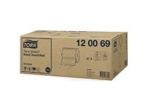 Håndklæderulle Tork Matic Universal H1 System 2-lag Ø19xB21cmxL150m M/Hylse Hvid,6 rl/krt