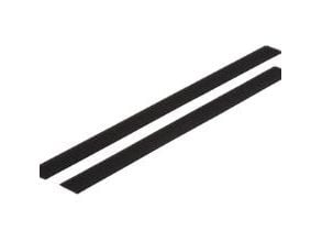Udskiftningslister til fremfører, Vikan, sort, PA/PVC, til 60 cm fremfører