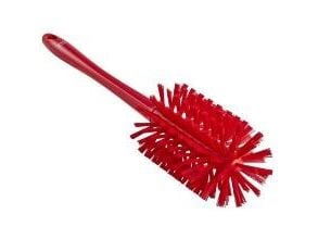 Rörborste Vikan 43 cm Ø9 cm röd polyester/PP rostfritt stål