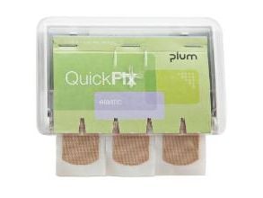 Plåsterdispenser QuickFix UNO 45 st plast transparent med elastisk plast (10 st/fp)