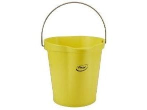 Spand til fødevarer, Vikan, 31,8x32,5cm, 12 l, gul, PP/rustfrit stål