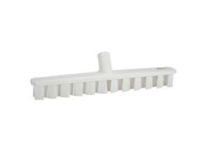 Gulvskrubbe, Vikan, 5x40x7,5cm, hvid, glas/polyester/PP, 40 cm, stiv