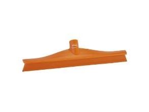 Gulvskraber, Vikan, 40x8x9cm, orange, TPE gummi/PP, 40 cm, med enkeltblad
