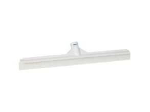 Gulvskraber, Vikan, 50x7,5x8,5cm, hvid, TPE gummi/PP, 50 cm, med enkeltblad