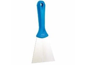 Håndskraber 10 cm Plast med Rustfri stålblad Blå,1 stk