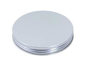 Låg 100 mm med Liner uden Anbrudsring Aluminium til 118022,5 ps x 100 stk/krt