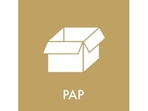 Piktogram PAP 12x12 cm,stk