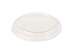 Plastlåg Deli Ø121 mm Rund til Bægre Ø121 PLA Klar,18 ps x 50 stk/krt