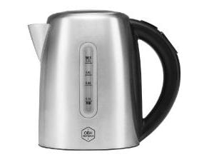 OBH Nordica Color Glow, 1,2 L, 2200 W, musta, Ruostumaton teräs, Ruostumaton teräs, Säädettävä termostaatti, Veden tason ilmaisin