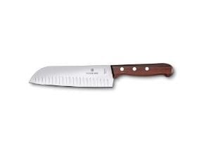 Santokukniv M/luftlommer Victorinox klinge 17 cm Træskæfte,6 stk/krt