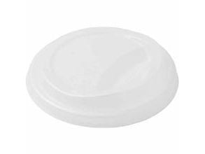 Muovikansi Ø80 mm Korkea luonnonvalkoinen biohajoava CPLA,16 kpl x 50 kpl/krt
