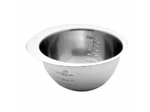 Piskeskål 1.2 ltr Ø22 cm Rustfri stål,6 stk/pk