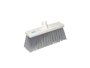 Sopborste Vikan vit, polyester/PP/rostfritt stål, 33 cm