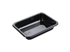 Tarjotin 1-huone 2171-1K 500 ml 171x127x35 mm CPET Musta,756 kpl/krt