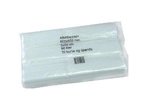Spandepose 50ltr B600xL850mm 17my LDPE Klar,3 rl x 50 stk/pk