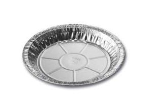 Foliebakke, Plus Pack, Rund kapacitet 410, Ø 203, højde 20 aluminium, aluminium, pakke a 100 stk 1-C