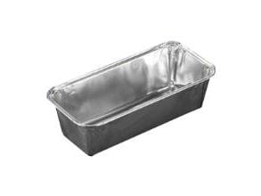 Foliebakke, Plus Pack, 1-Compartments Rektangulær kapacitet 550ml,188x88x50mm aluminium, aluminium,