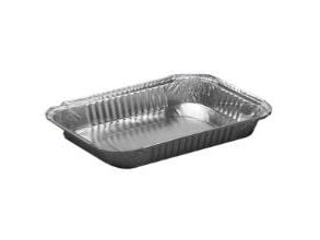 Alubakkeja 1850 ml 256x186x52 mm,4 kpl x 100 kpl/krt