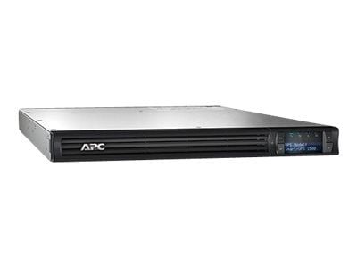 APC Smart-UPS 1500 LCD - UPS (kan monteres i rack) - AC 230 V - 1000 watt - 1500 VA - RS-232, USB - utgangskontakter: 6 - 1U - svart - for P/N: AR4...