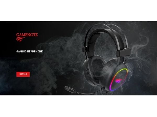 Havit GAMENOTE H2016d - Gaming - hodesett - full størrelse - kablet - 3,5 mm jakk