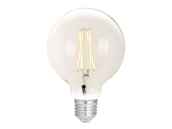 WiZ smart LED-pære Filament G95 E27 Smart Home, dimbar, 6.5W–60W